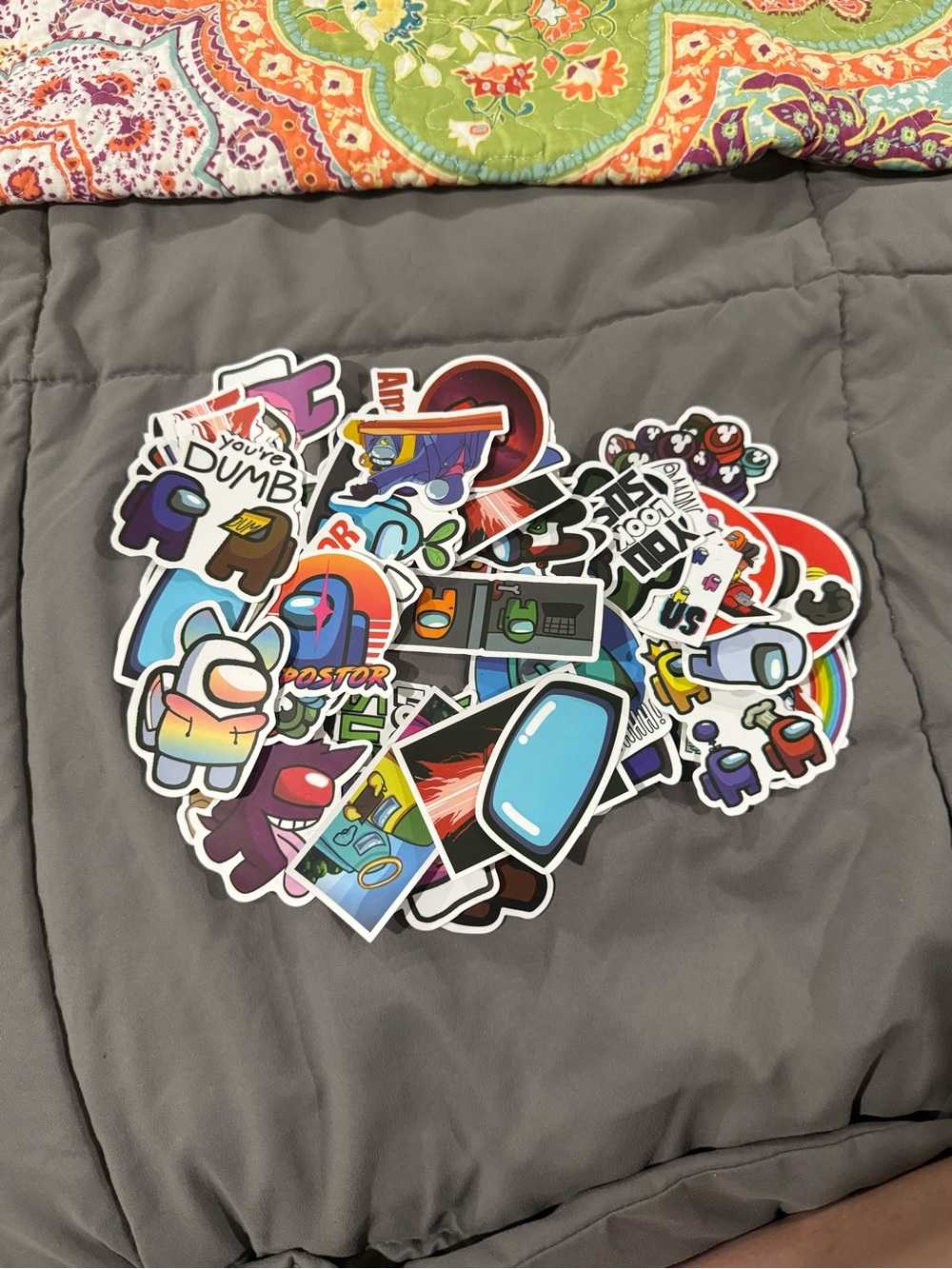 Among Us themed sticker 50+ pack